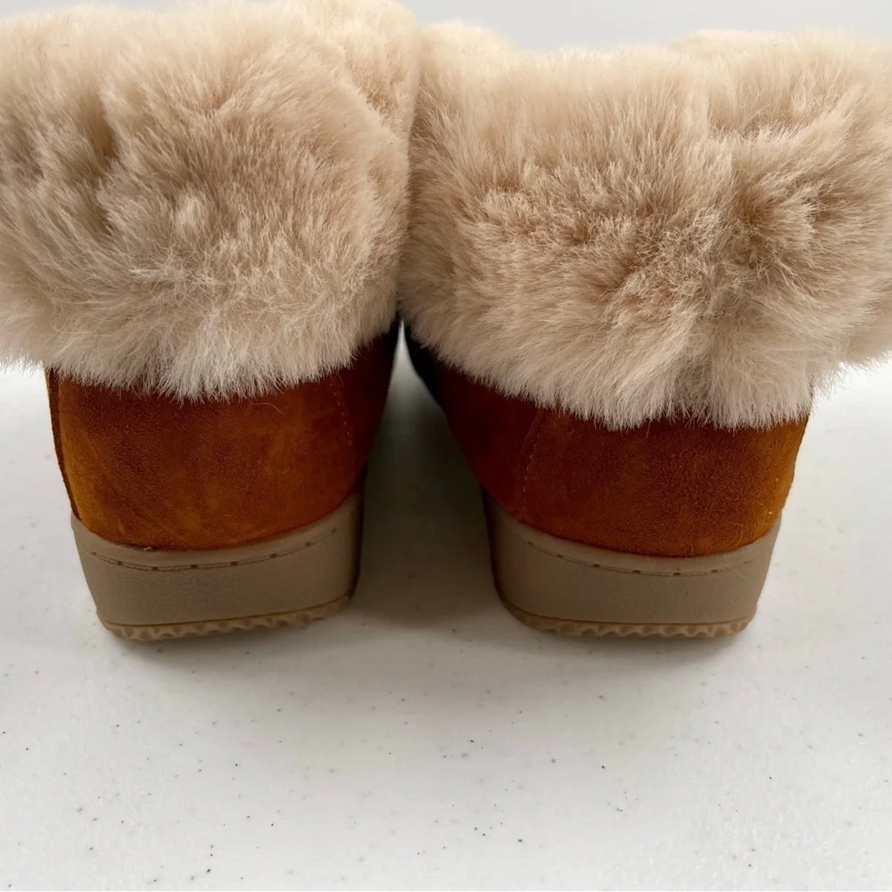 NWOB David Tate Caramel Leather Upper Suede Tan 